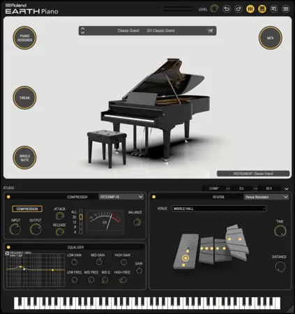 earth piano overview